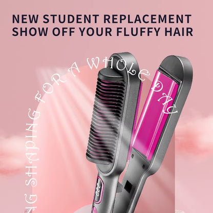 KEMEI KM-2263 Prostownico-Lokówka Grzebień 2w1 do Włosów