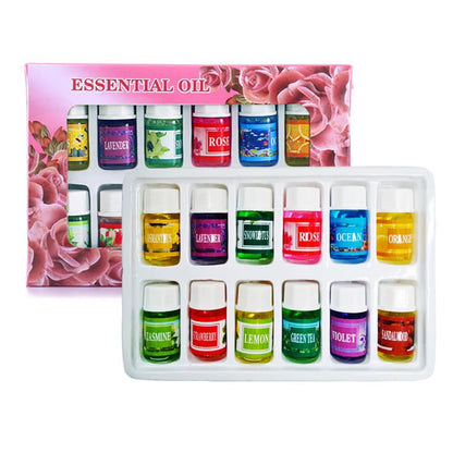 Zestaw 12 Olejków Eterycznych do Aromaterapii | Relaks i Wellness