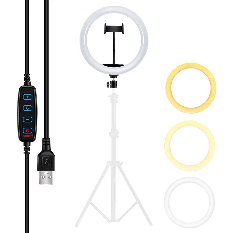 Lampa Pierścieniowa LED z Uchwytem na Telefon | Idealna do Vlogów