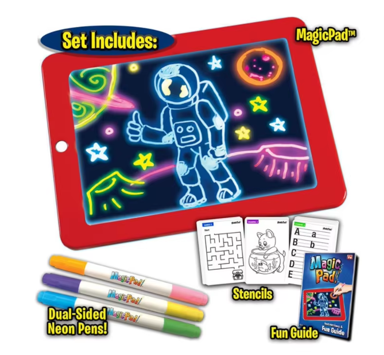 MagicPad Tablet LED 3D do Rysowania dla Dzieci - Kreatywna Zabawa