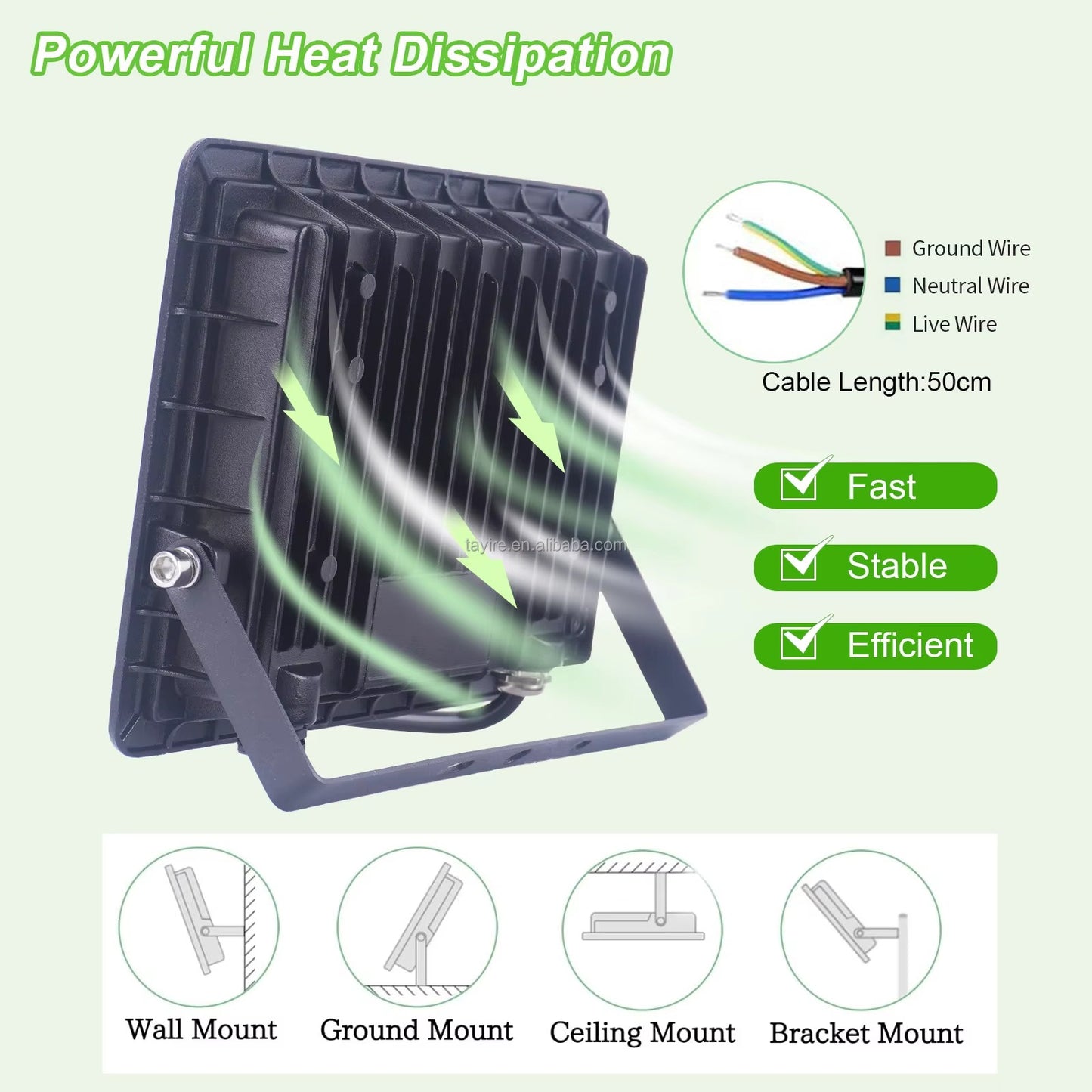 Naświetlacz LED 100W IP66 z Czujnikiem Ruchu i Zmierzchu