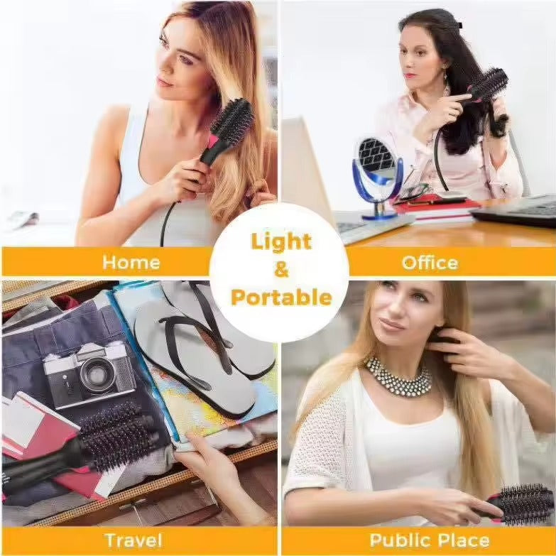 Suszarko-Lokówka 2w1 z Jonizacją Turmalinową | Szybka Stylizacja Włosów