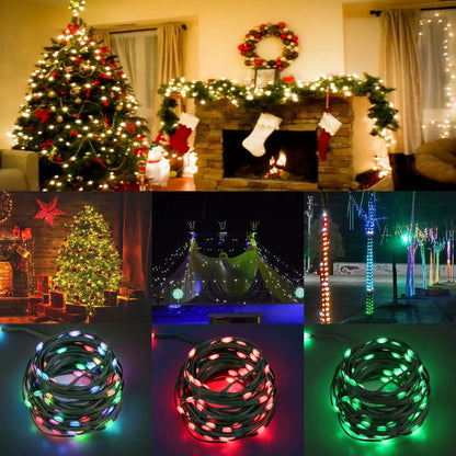 Inteligentne Lampki LED RGB USB 10m z Aplikacją i Pilotem