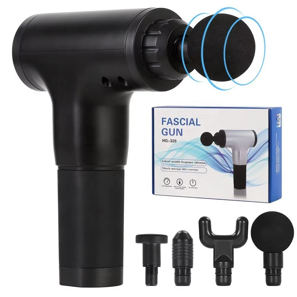 Profesjonalny Pistolet Do Masażu Percusyjnego 4 Głowice