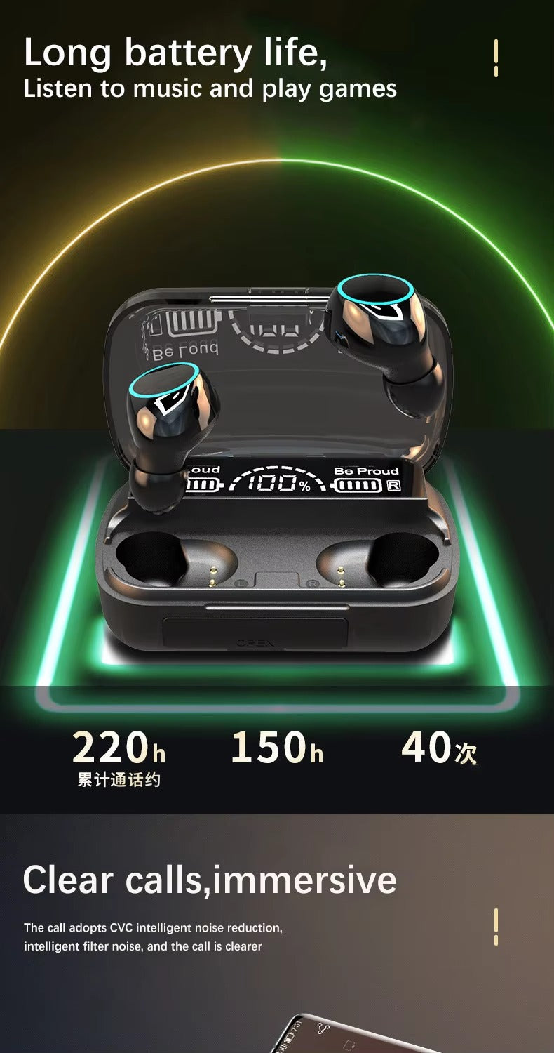 S?UCHAWKI BEZPRZEWODOWE DOUSZNE DOTYKOWE BLUETOOTH