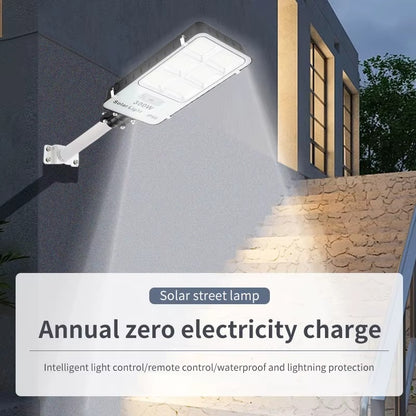 Solarna Lampa Uliczna LED 1000W IP66 - Mocne Oświetlenie Zewnętrzne