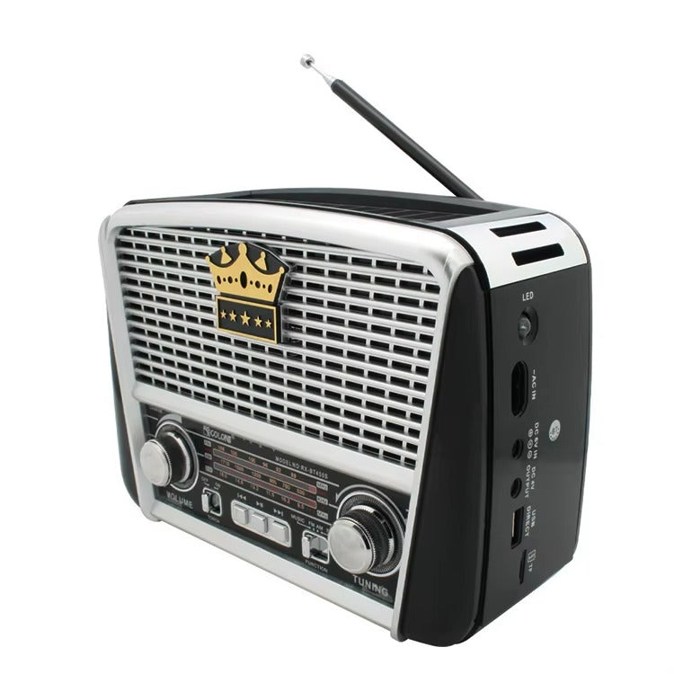 Radio Solarne Bluetooth Golon RX-BT455 AM/FM/SW Retro