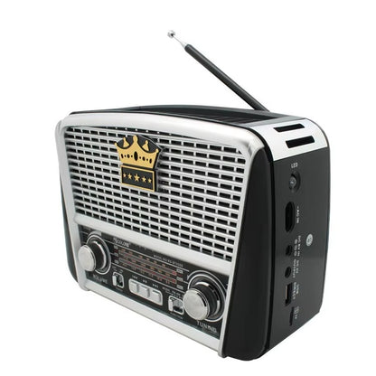 Radio Solarne Bluetooth Golon RX-BT455 AM/FM/SW Retro