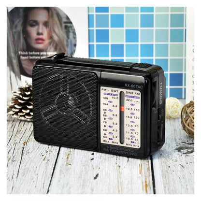 Radio Retro Golon RX-608ACW FM/AM/SW1/SW2 Xbass - Klasyczny Odbiornik