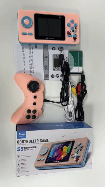 Przenośna Konsola Retro z Kontrolerem 2P - Gry Klasyczne