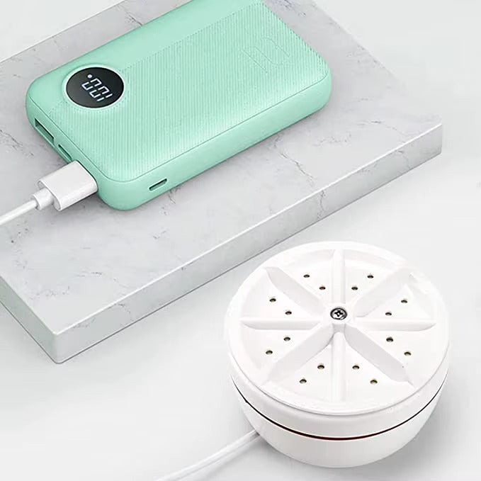 Przenośna Mini Pralka Turbinowa USB do Podróży i Małych Mieszkań