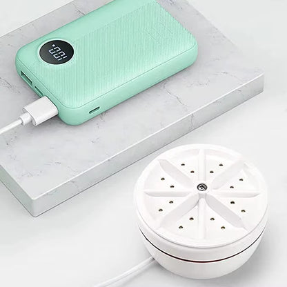 Przenośna Mini Pralka Turbinowa USB do Podróży i Małych Mieszkań