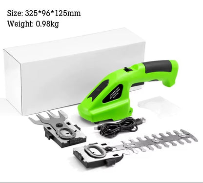 Nożyce do żywopłotu i trawy akumulatorowe jednoręczne DIY