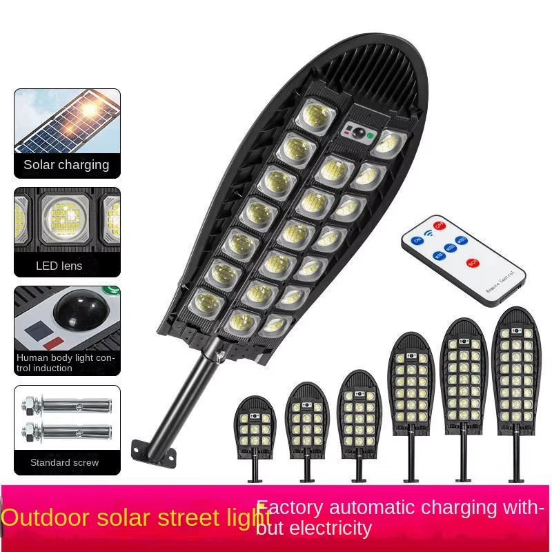 Solarna Lampa Uliczna LED z Czujnikiem Ruchu - Oświetlenie Ogrodowe