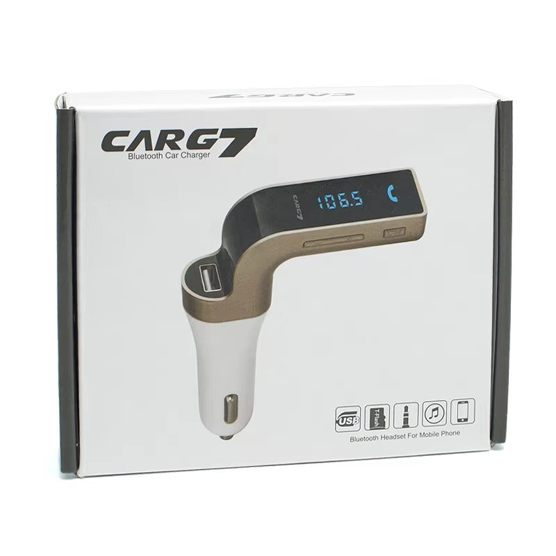 Ładowarka Samochodowa G7 Bluetooth FM USB | Zestaw Głośnomówiący