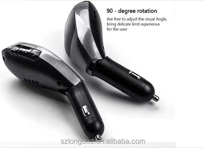 Nadajnik FM Bluetooth X5 do Samochodu | MP3 USB TF | Ładowarka