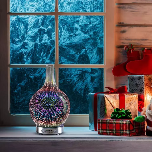 Dyfuzor Zapachowy Ultradźwiękowy 3D LED | Aromaterapia Dom