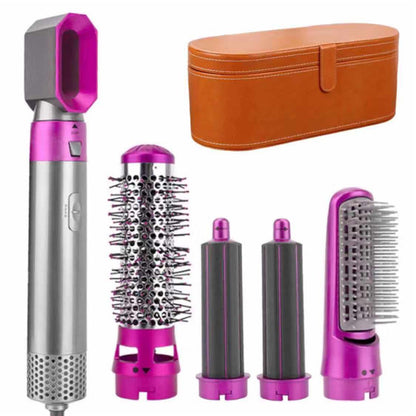 Wielofunkcyjny Styler do Włosów 5w1 z Suszarką i Akcesoriami w Etui