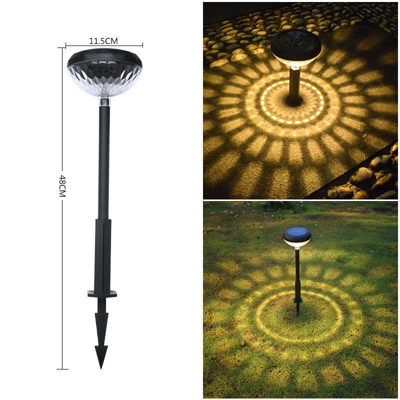 Solarna Lampa Ogrodowa LED z Efektem "Oddychającego" Światła