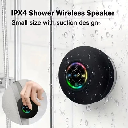 Wodoodporny Głośnik Bluetooth Prysznicowy z Przyssawką | Muzyka pod Prysznicem
