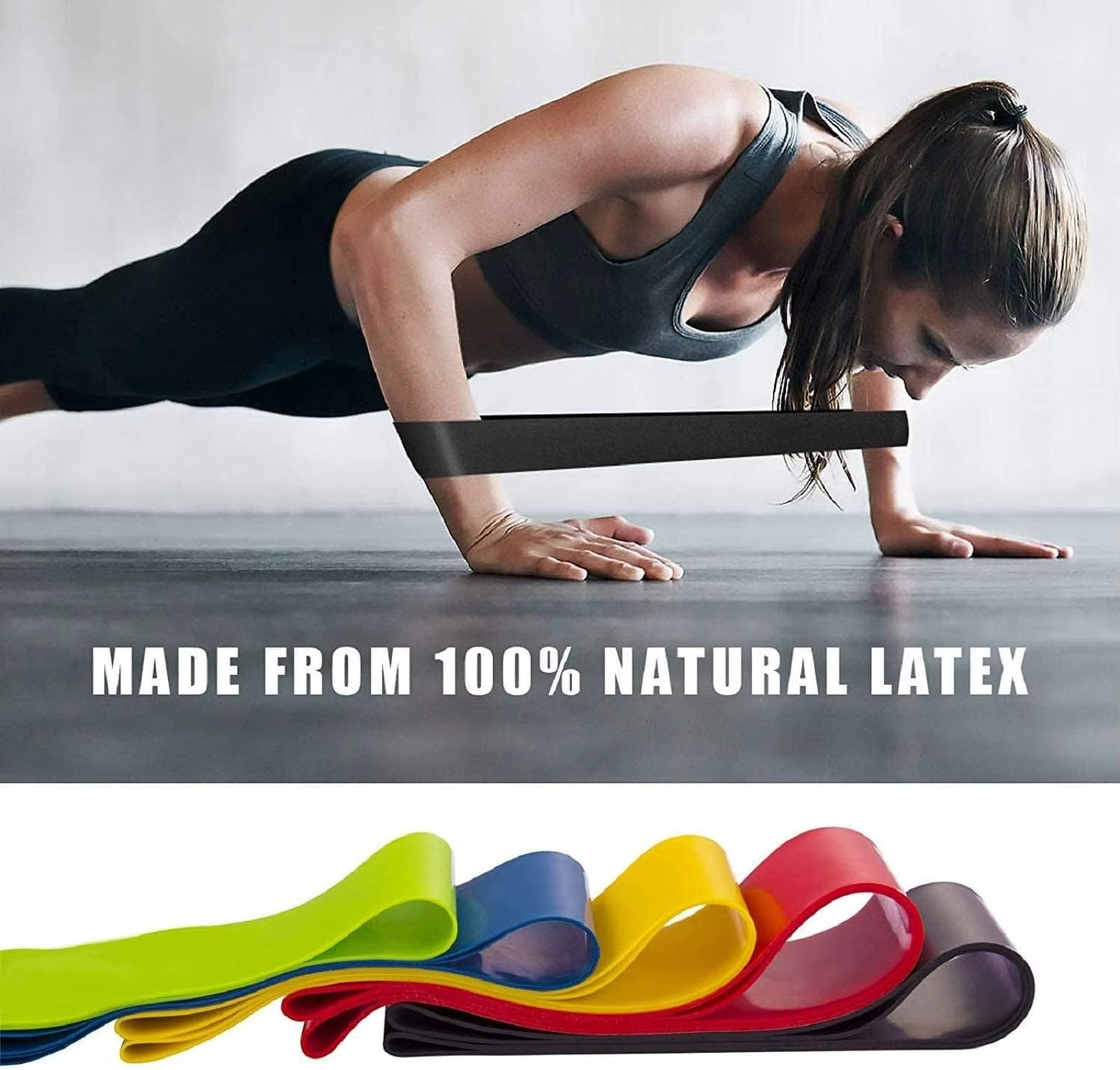 Zestaw Gum Oporowych do Ćwiczeń Fitness 5 Poziomów