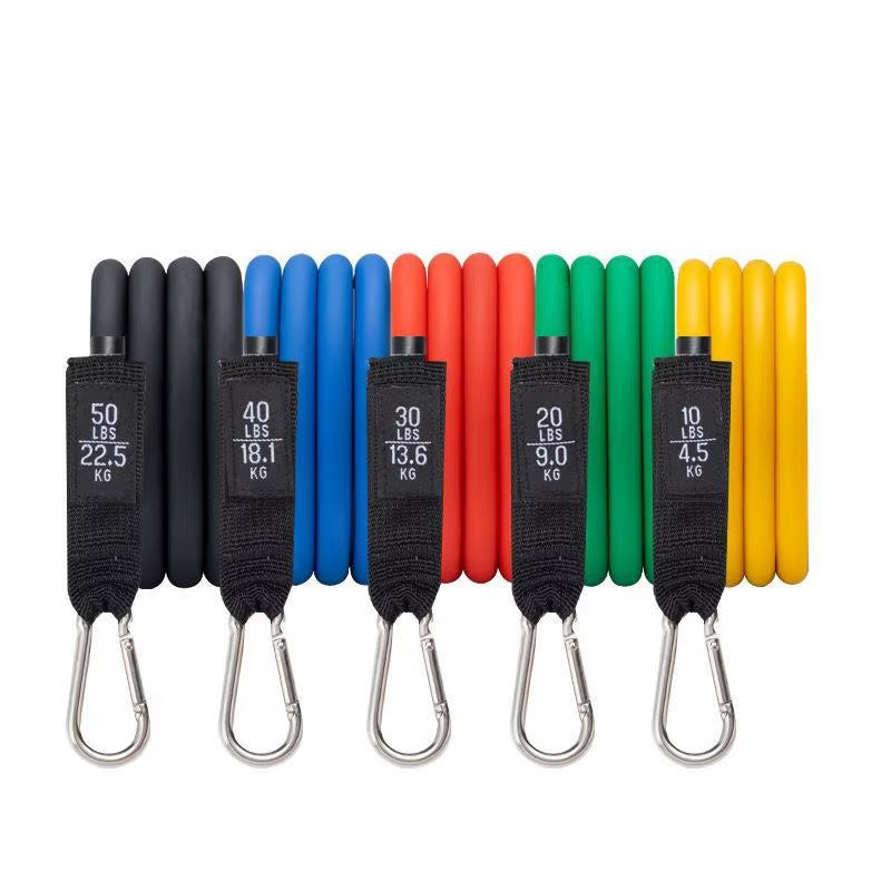 Zestaw Gum Oporowych do Treningu Fitness - Różne Poziomy Opór