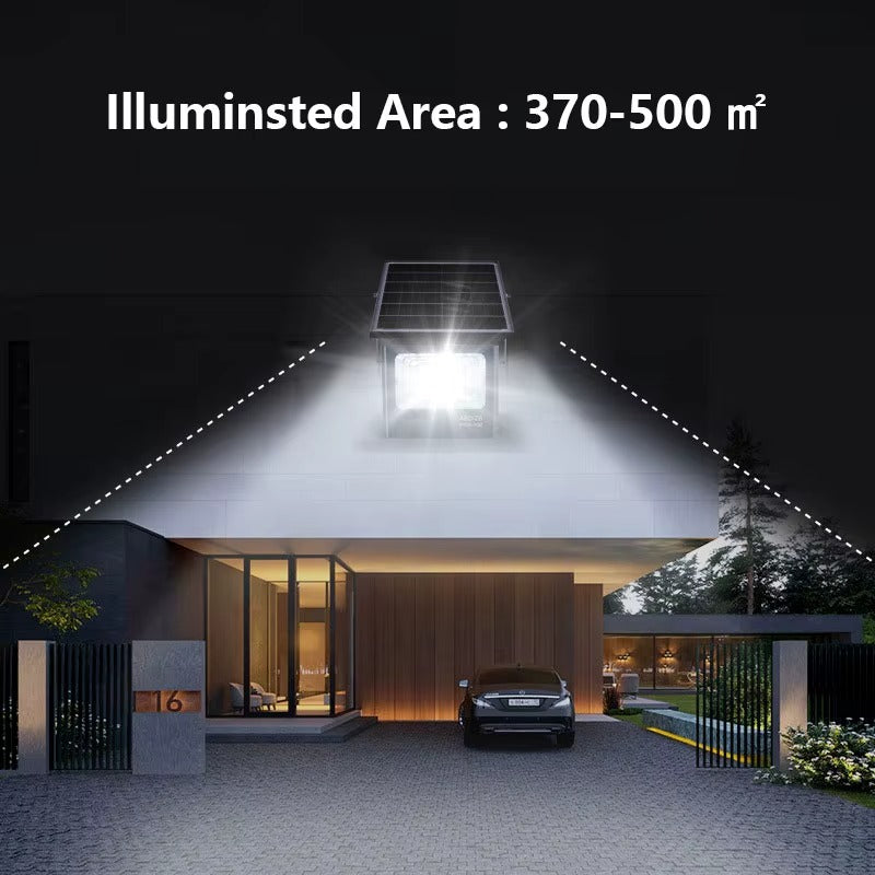 Solarny Naświetlacz LED 1000W IP67 z Pilotem - Mocne Oświetlenie Zewnętrzne