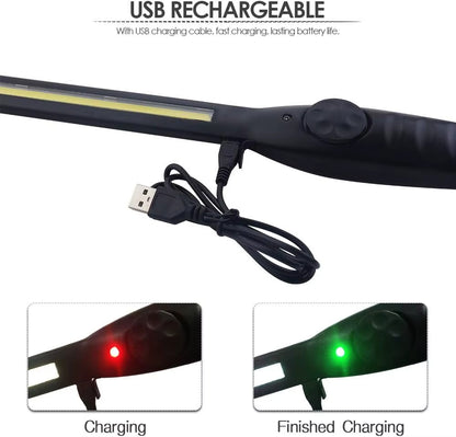 Lampa Robocza COB LED USB Magnetyczna Ściemnialna Warsztatowa