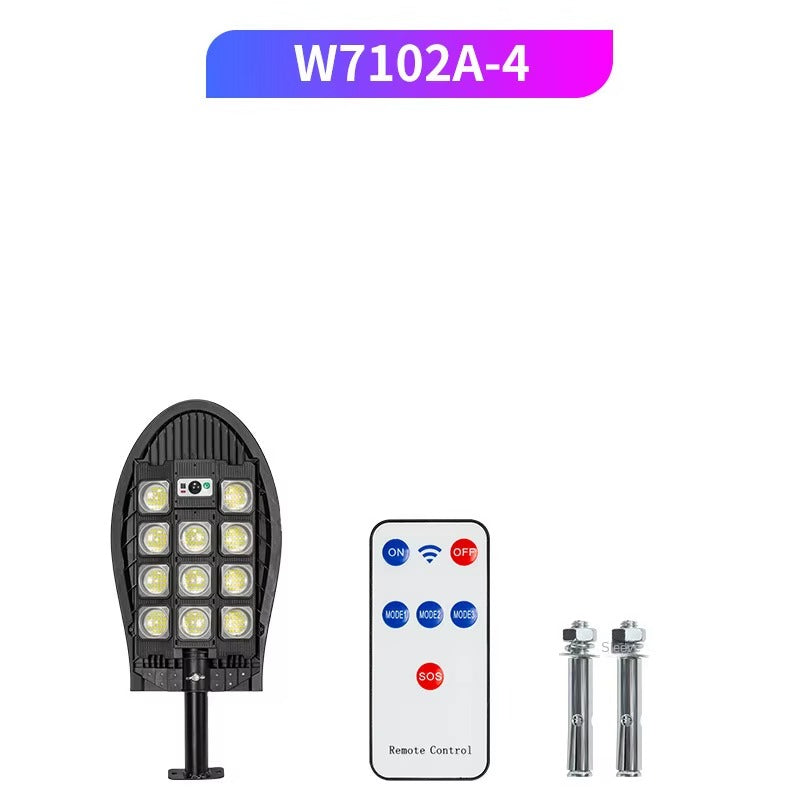 Solarna Lampa Uliczna LED z Czujnikiem Ruchu - Oświetlenie Ogrodowe