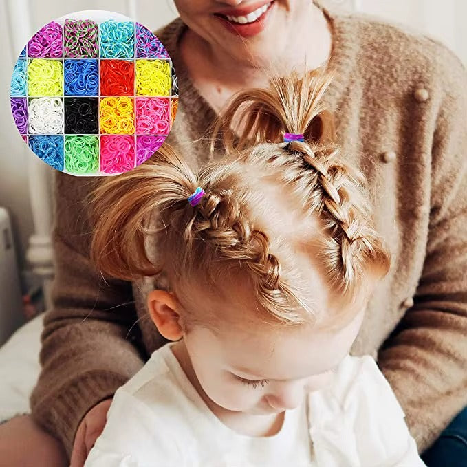 Zestaw Gumek Loom Bands XXL - Ponad 11000 Elementów do Tworzenia Biżuterii