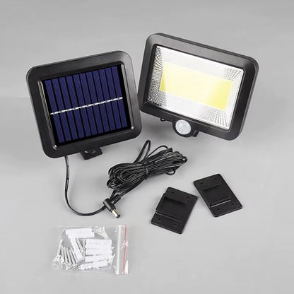 Naświetlacz Solarny LED z Czujnikiem Ruchu - Oświetlenie Ogrodowe