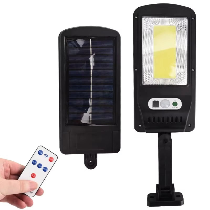 Solarna Lampa Uliczna LED z Czujnikiem Ruchu PIR i Pilotem IP65
