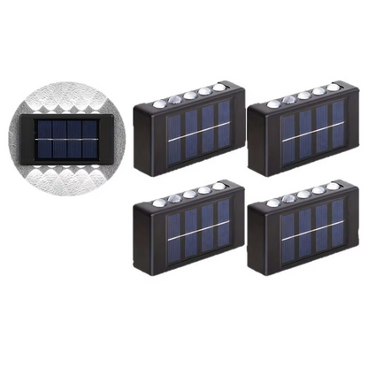 Solarna Lampa Zewnętrzna LED - Oświetlenie Ogrodowe Bez Kabli