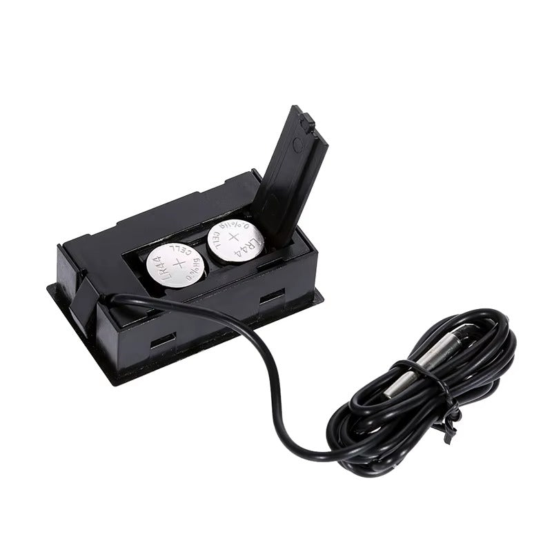 Cyfrowy Termometr LCD z Sondą Wodoodporną do Akwarium, Lodówki, Samochodu