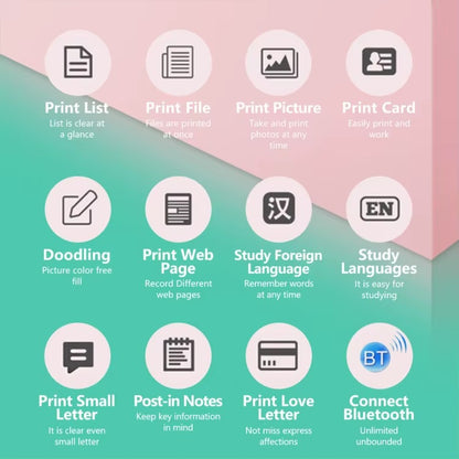 Mini Drukarka Termiczna Przenośna Bluetooth | Bezprzewodowa