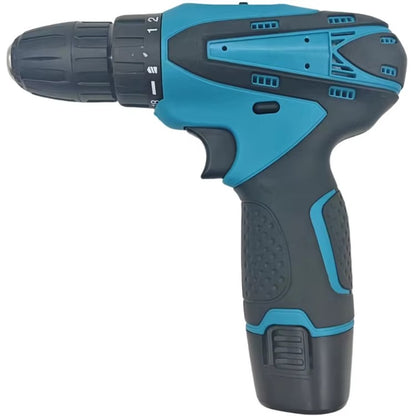 Wiertarko-Wkrętarka Akumulatorowa 12V Zestaw z 2 Bateriami i Akcesoriami