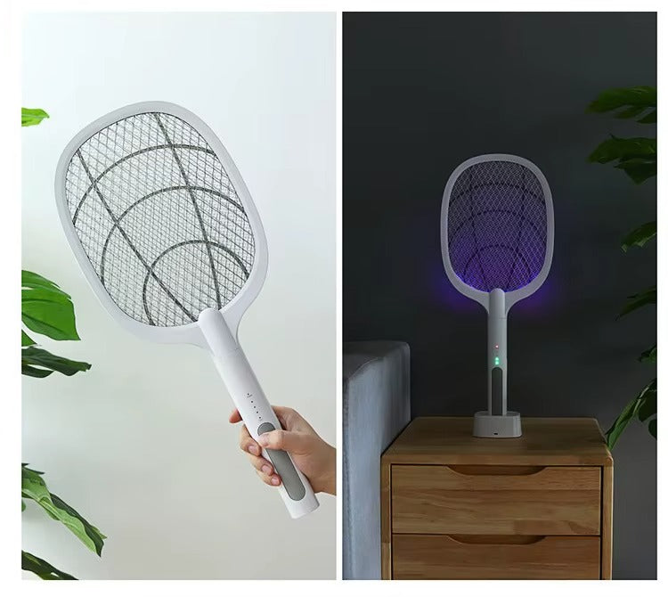 Elektryczna Muchołapka z Bazą Ładującą USB - Skuteczna Ochrona