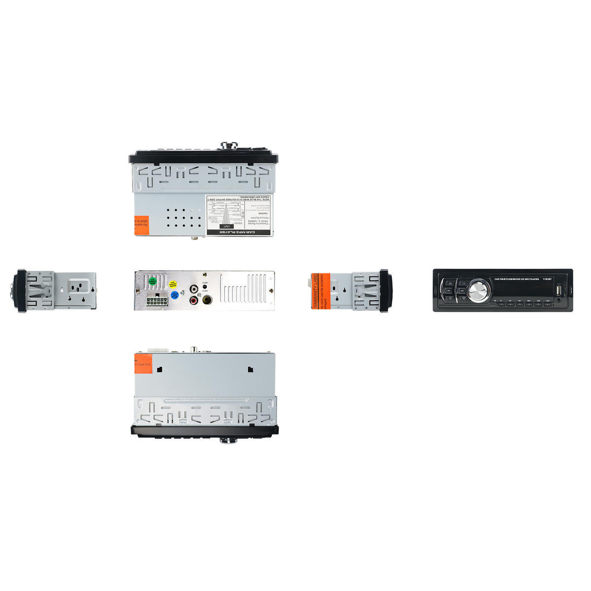Radio samochodowe MP3 Bluetooth USB SD FM 1DIN pilot