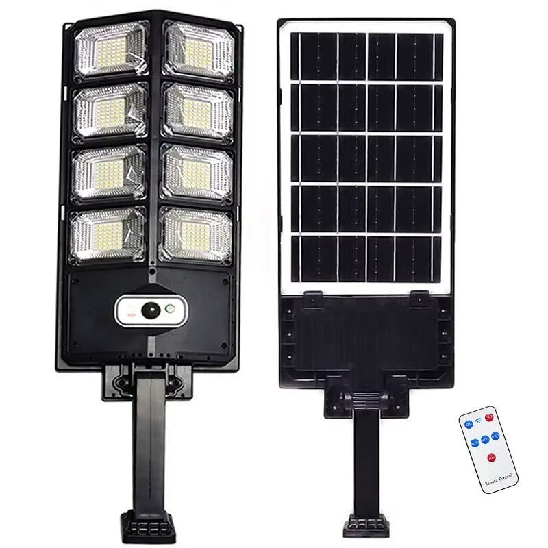 Solarna Lampa Uliczna LED z Pilotem i Czujnikiem Ruchu IP65