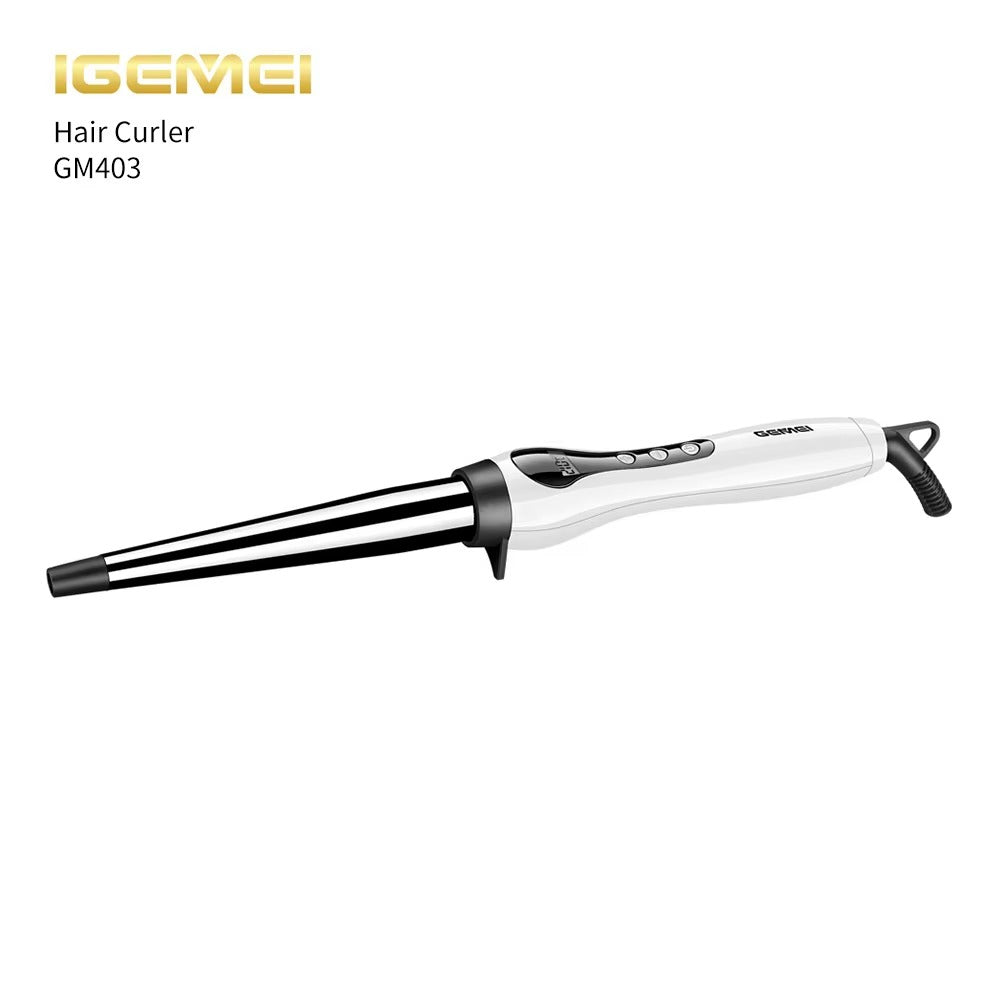 Lokówka Stożkowa GEEMY GM403 LCD Ceramiczna Profesjonalna