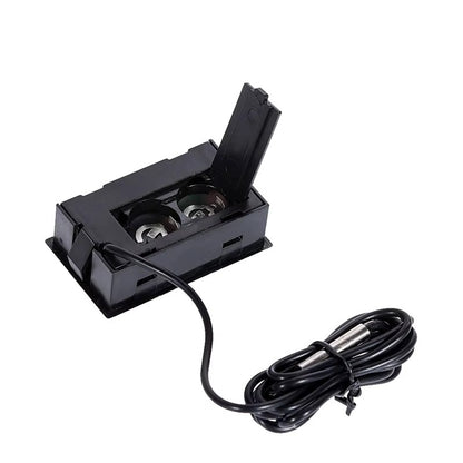 Cyfrowy Termometr LCD z Sondą Wodoodporną do Akwarium, Lodówki, Samochodu