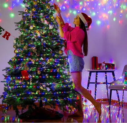 Inteligentne Lampki LED RGB USB 10m z Aplikacją i Pilotem