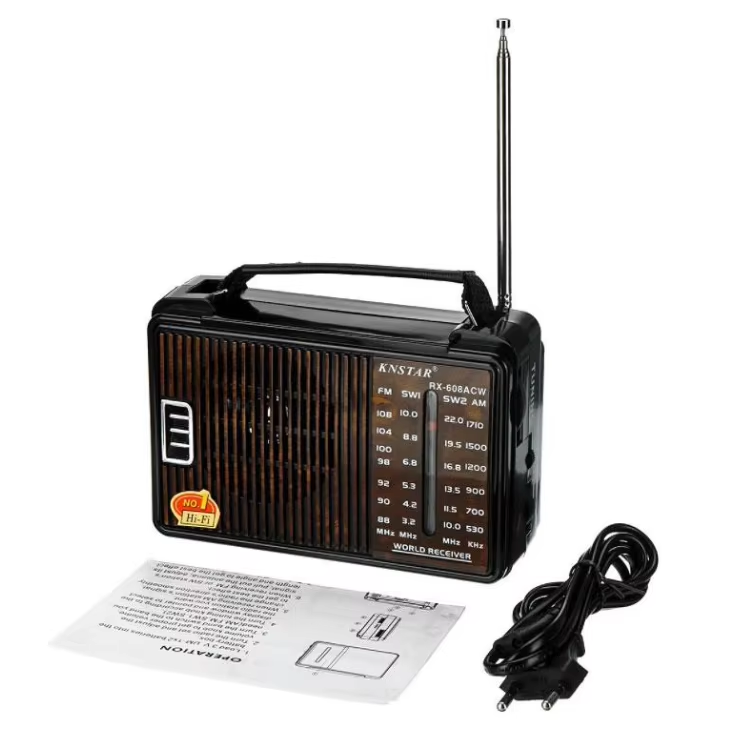Radio Retro Golon RX-608ACW FM/AM/SW1/SW2 Xbass - Klasyczny Odbiornik