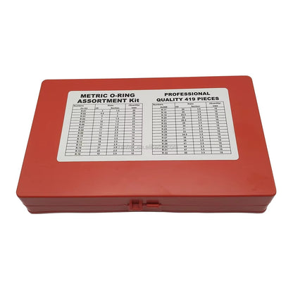 Zestaw O-ringów Uszczelek Gumowych w Organizerze - Różne Rozmiary
