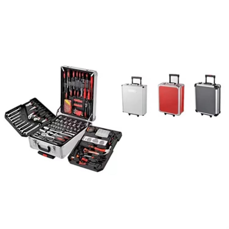 Profesjonalny Zestaw Narzędzi 4-Poziomowy w Walizce Aluminiowej