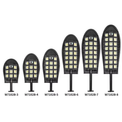 Solarna Lampa Uliczna LED z Czujnikiem Ruchu - Oświetlenie Ogrodowe