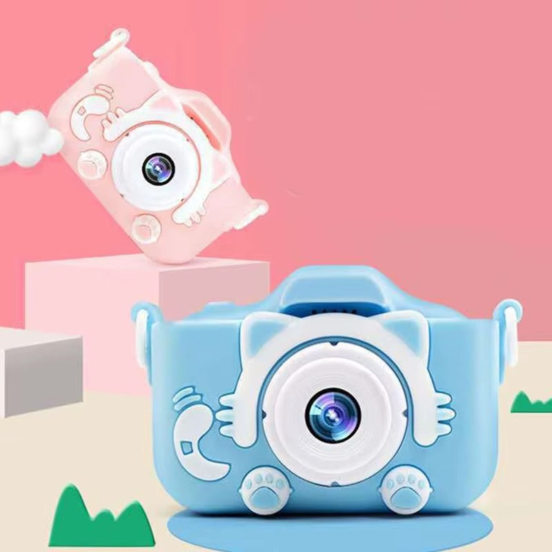 Aparat Cyfrowy dla Dzieci Różowy Niebieski - Kreatywna Zabawa