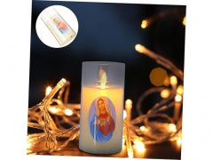 KATOLICKA ŚWIECZKA MODLITEWNA LED / CATHOLIC PRAYER