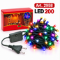 Lampki wielokolorowy zestaw 200 diod LED