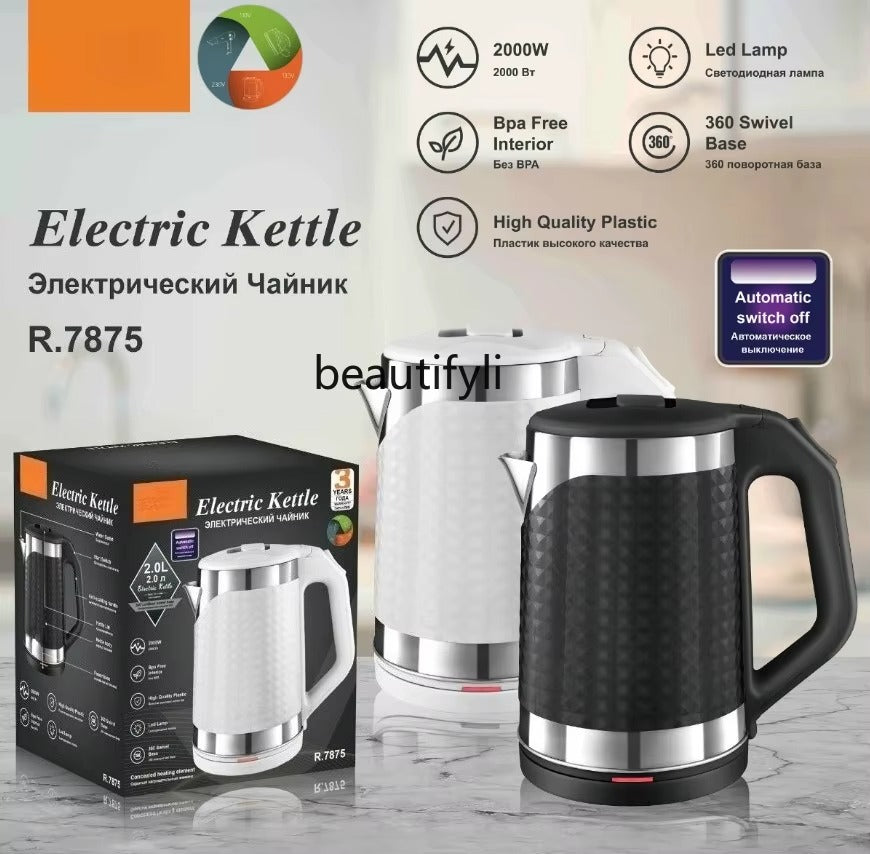 Czajnik Elektryczny Ze Stali Nierdzewnej Anti-Scalding - Automatyczne Wyłączanie